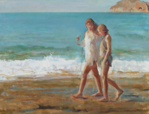 2 Schwestern am Strand