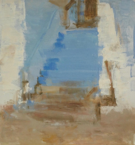 die blaue Treppe III