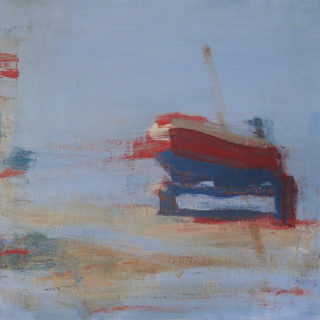 Boot am Strand - Michael Dillmann